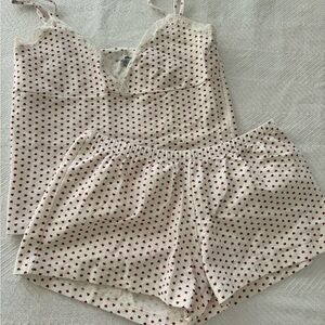 NWOT Brandy Melville Heart PJ set